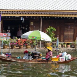 Schwimmende Märkte in Thailand