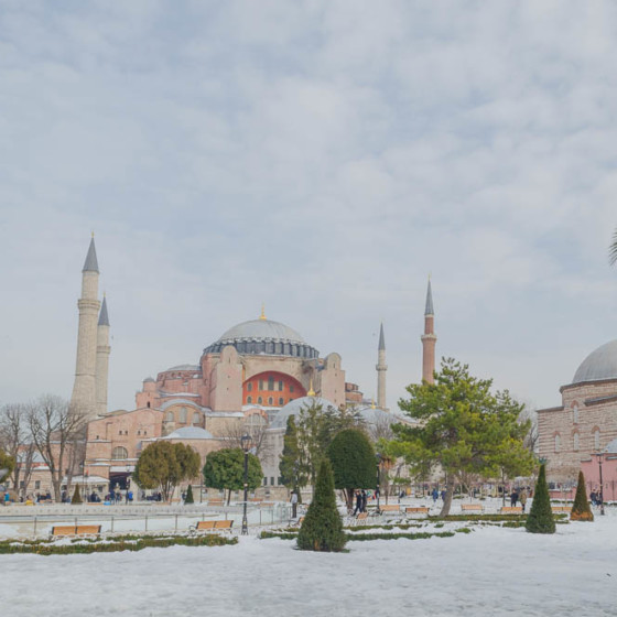 Istanbul im Schnee