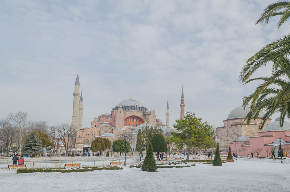 Istanbul im Schnee