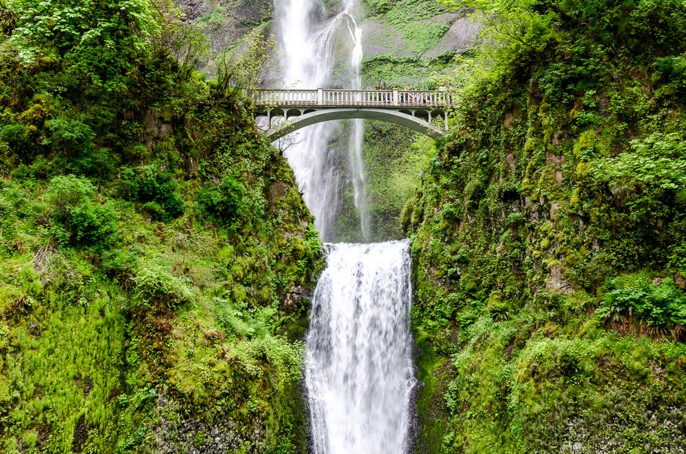 Multnomah Wasserfall in Oregon